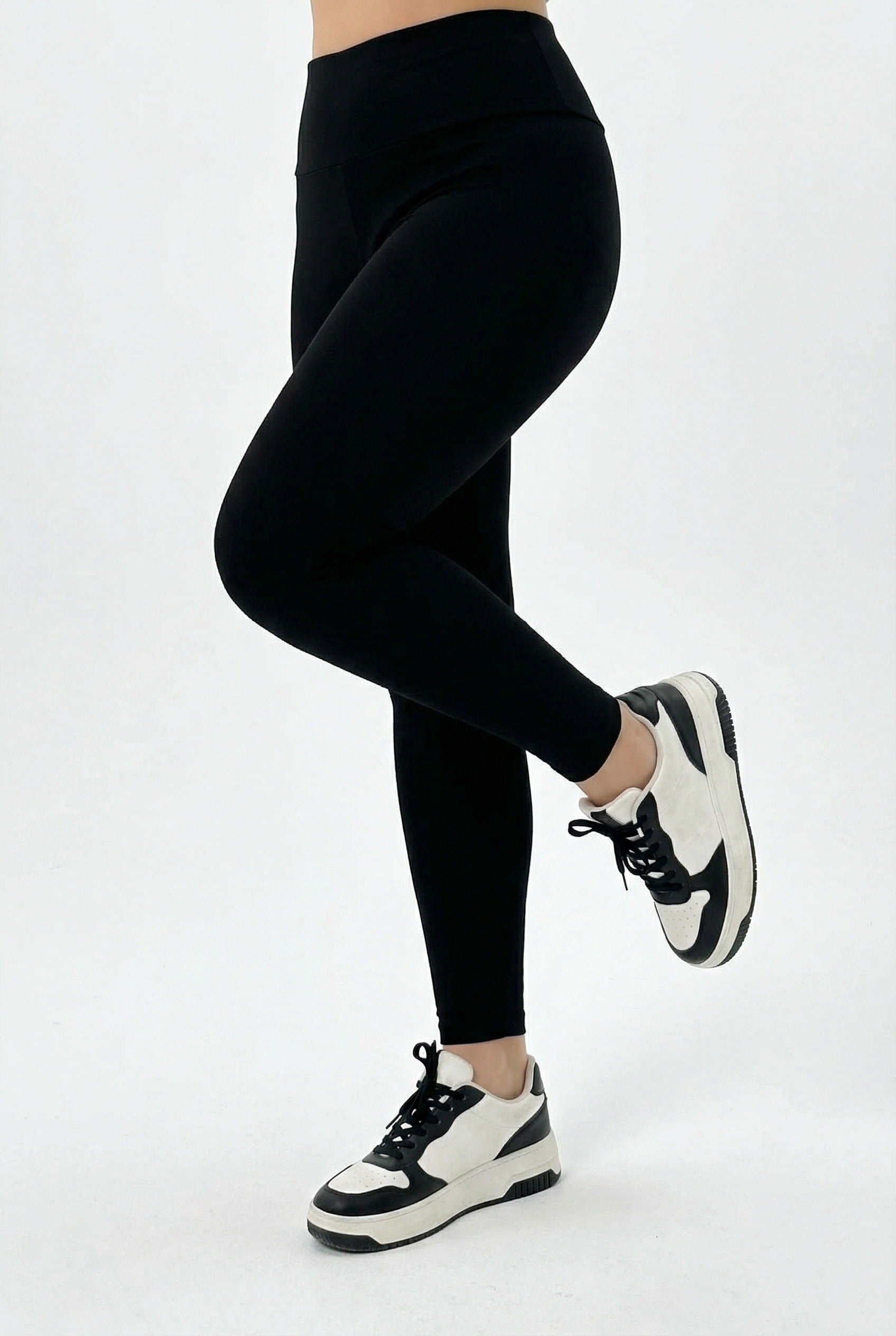 Yuksek Bel Vücudu Saran Spor Tayt - Rahat ve Şık Tasarım