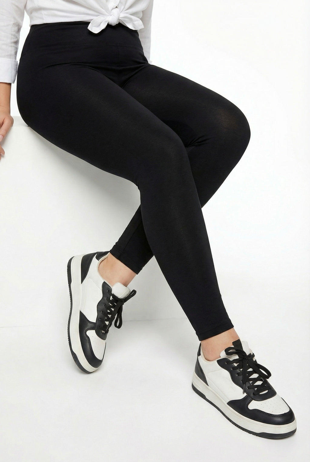 Yuksek Bel Vücudu Saran Spor Tayt - Rahat ve Şık Tasarım