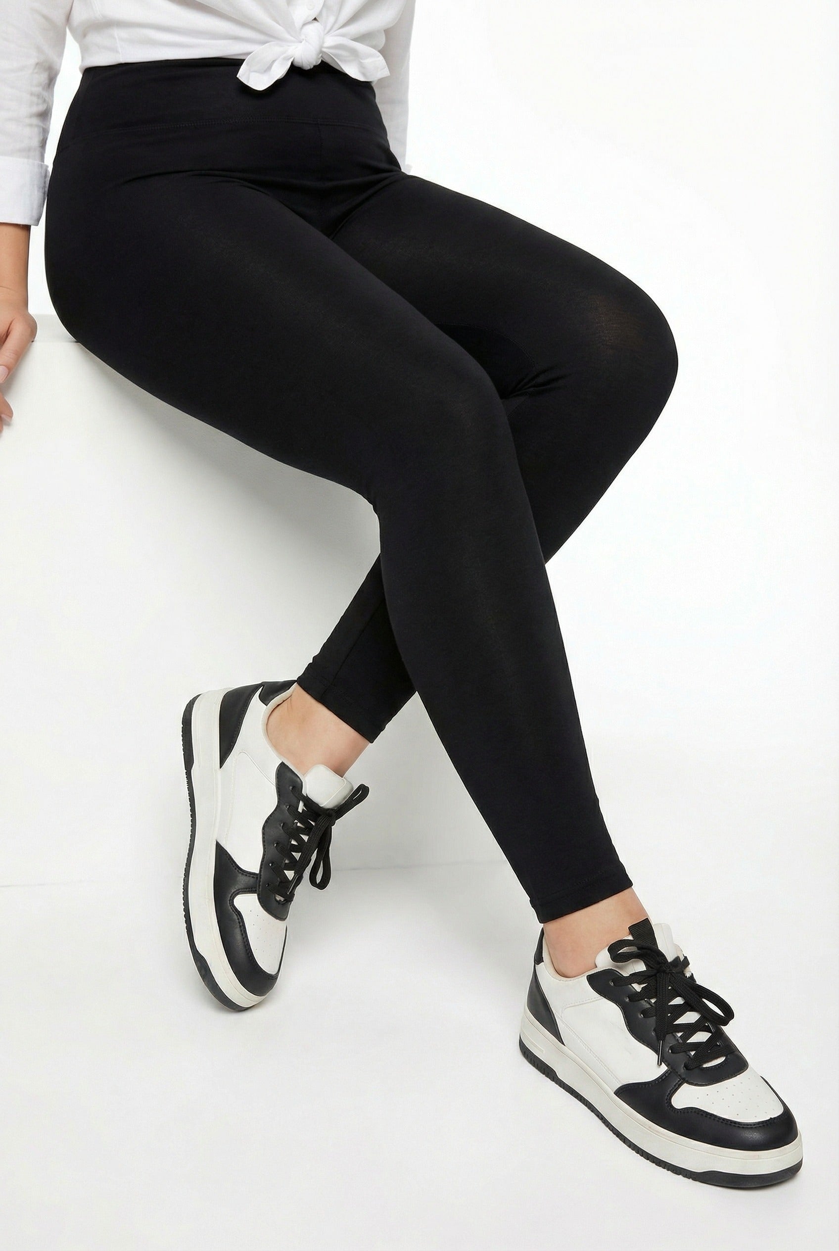 Yuksek Bel Vücudu Saran Spor Tayt - Rahat ve Şık Tasarım