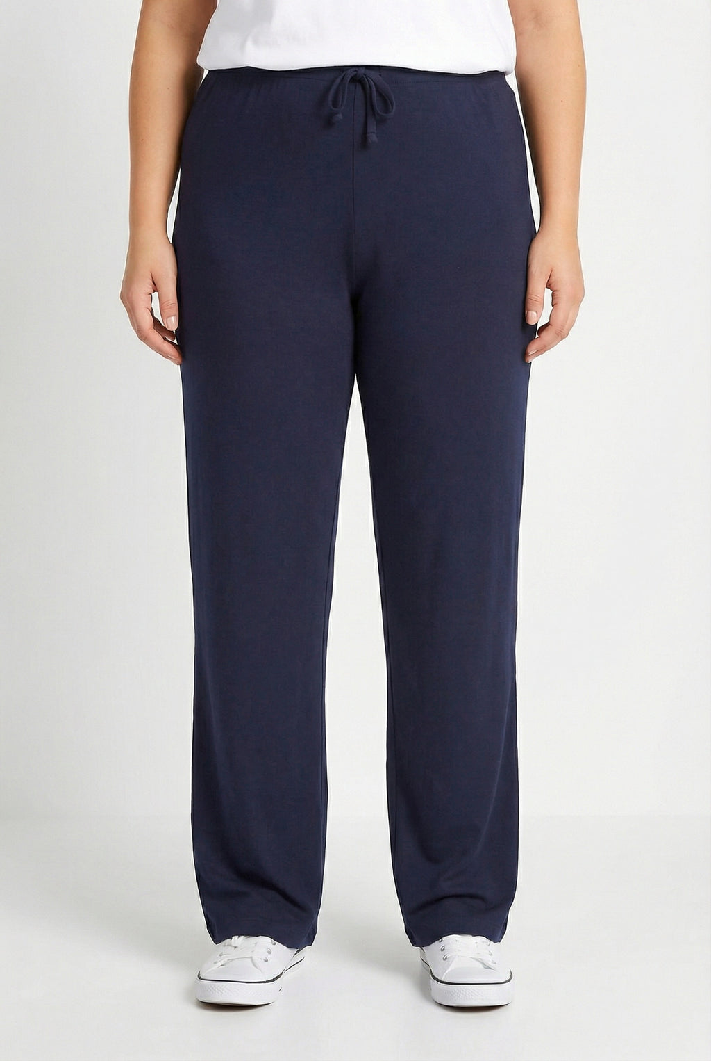 Bol Paça Rahat Kalıp Lacivert Pantolon - Şık ve Konforlu