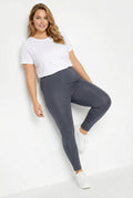 Vücudu Saran Likralı Streç Tayt - Koyu Gri Renk & Farklı Bedenler