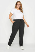 Siyah Büzgülü Cepli Boru Paça Eşofman Altı - Rahat ve Şık